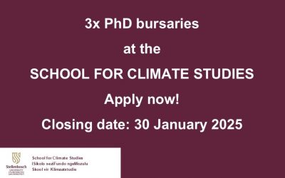 Three PhD bursaries in marine Carbon Dioxide Removal (mCDR)