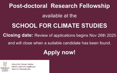 Post-doctoral Research Fellowship: Thermoregulation and Climate Change Adaptation